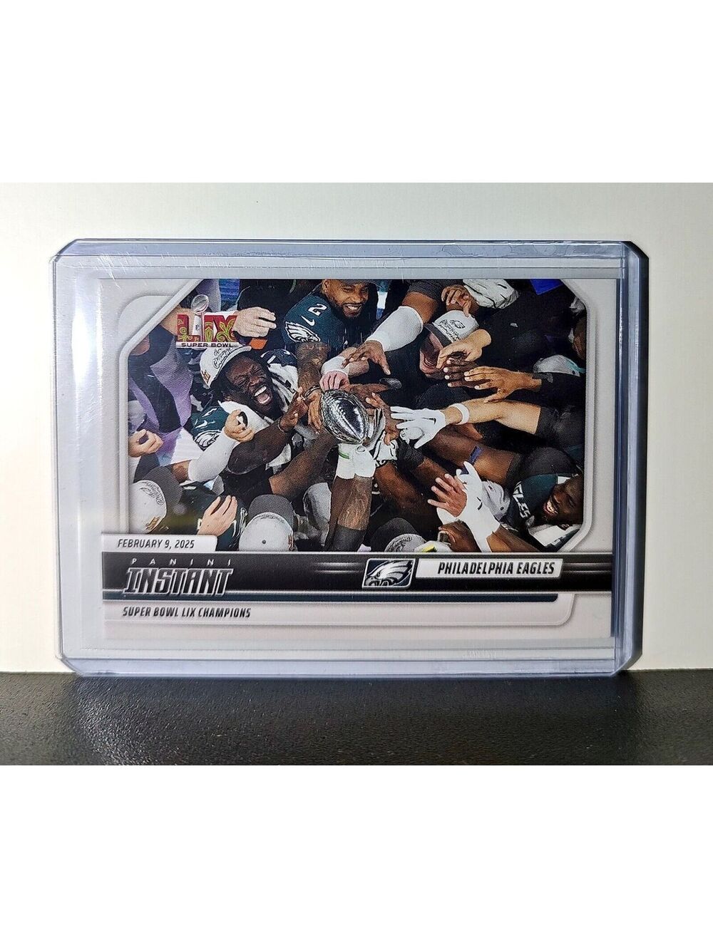 Philadelphia Eagles 2024 Panini Super Bowl LIX Champions NFL #1 Football Card